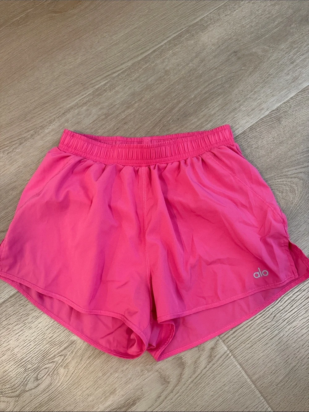 ALO Hot Pink Women's Athletic Shorts